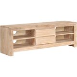 vidaXL tv ormarić od masivnog bagremovog drva 120 x 30 x 40 cm svjetlosmeđi | shoptok.hr