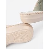 Shelvt Light beige flip-flops with leather insole | Shoptok.si