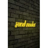 Wallity Dekorativna plastična LED rasveta Send Nudes Yellow Cene