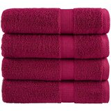 vidaXL Premium brisače 4 kosi bordo 70x140 cm 600 g/m2 100 % bombaž Cene