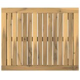  Stolić za kavu Bijela 50 x 60 5 x 36 cm Čvrsto drvo akacije - 50 x 60 5 x 36 cm Bijela | shoptok.hr