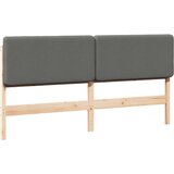  Tapecirani uzglavlje s uzglavljem Smeđa i svijetlosiva 180 cm | shoptok.hr
