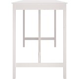  Barski stol bijeli 180x80x110 cm od masivne borovine | shoptok.hr