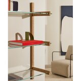Kave Home Stakleni modularni sustav polica u prirodnoj boji 90x98x30,5 cm Sitra – | shoptok.hr