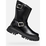 Geox Black Girls Ankle Boots Maquinnens - Girls | Shoptok.si