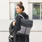 Fillikid torba/ruksak za pelene Osaka, siva melange | shoptok.hr