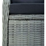 vidaXL Vrtna garnitura - 7-dijelni vrtni blagovaonski set svjetlosivi - Svjetlosiva 1 | shoptok.hr