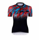 Force Dres LIFE LADY kratki rukav, crno-petrol-crveno M | ePonuda.com