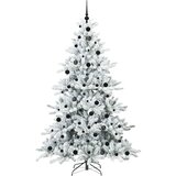  Umjetno božićno drvce s nogom Bijelo 210 cm PVC i čelik | Eponuda.com