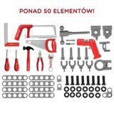 Woopie velika radionica s alatima za djecu DIY set bušilica pila čekić 50 kom. | shoptok.hr