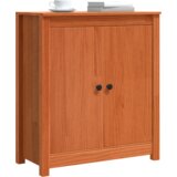  S pohranom s vratima Smeđa 70 x 35 x 80 cm Čvrsta borova drva | shoptok.hr