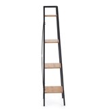  Polica za knjige NARVIK 148x34 cm crna/hrast sonoma | Eponuda.com