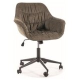  Uredska stolica Q-213 - Tkanina - maslinasto zelena | shoptok.hr