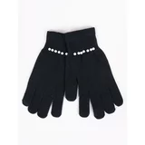 Yoclub Woman's Women's Five-Finger Gloves RED-0227K-AA50-003