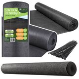  Mreža za sjenu za ogradu, maskiranje ograde, siva, 1,5 m, 50 m, 140 g/m² | shoptok.hr