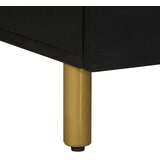  Stolić za kavu crni 80 x 54 x 40 cm od konstruiranog drva | shoptok.hr