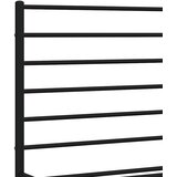  Metalni okvir za krevet s uzglavljem crni 140x190 cm | shoptok.hr