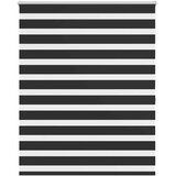 Zebra zavjesa 140,9 x 175 cm Širina tkanine 136,7 cm crna | shoptok.hr