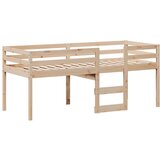  Visoki krevet s krovom 90 x 190 cm od masivne borovine | Eponuda.com