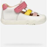 Geox White Girls Barefoot Sneakers with Open Instep Steppieup - Girls | shoptok.hr