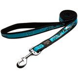 Rogz fancy dress dugi povodac za pse, 1,8 m l — 20 mm / 1.8 m tirkizna hrom | Eponuda.com
