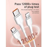Ldnio CHARGING DATA CABLE (A-L) 25W 1M IPHONE WHITE LS841_L Cene