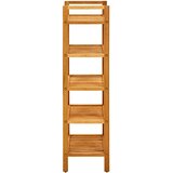  Stalak za obuću s 5 polica 50x27x100 cm od masivne hrastovine | Eponuda.com