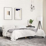  Okvir za krevet crni 160x200 cm konstruirano drvo i metal | shoptok.hr