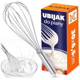 KADAX Metlica za jajca Penasta metlica Kuhinjska jeklena metlica 30 cm, (5000358297) | Shoptok.si