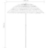  Suncobran za plažu Hawaii bijeli 180 cm | shoptok.hr