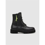 Pepe Jeans Black Women Ankle Leather Shoes Trucker - Women Cene'.'