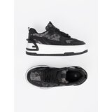 Shelvt Women's sneakers with lace black and white | shoptok.hr