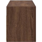 vidaXL Kopalniška stenska omarica rjav hrast 60x25x30 cm inž. les | Shoptok.si