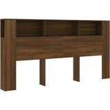 Maison Chic vzglavna omarica - nočna omarica - posteljna omarica rjavi hrast 200x18,5x104,5 cm, (21705716) Cene