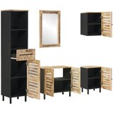  Set ormarića za kupaonicu 5 kom. Prirodna 38 x 33 x 160 cm | shoptok.hr