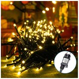 Aigostar LED spoljašnji božićni lanac, 600 LED, 8 režima, 18 m, IP44, toplo belo Cene