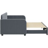  Dnevni krevet na razvlačenje bez madraca tamnosivi 80x200 cm | shoptok.hr