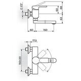 Rosan baterija JB32115 zidna lavabo 150mm | Eponuda.com