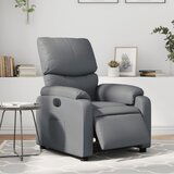 Maison Chic Električni naslanjač - Relax naslanjač sivo umetno usnje, (22062607) | Shoptok.si