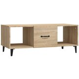 Maison Chic Klubska mizica - kavna mizica - Nizka mizica sonoma hrast 102x50x40 cm konstruiran les, (21753372) Cene