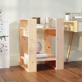 The Living Store Knjižna omara/pregrada 41x35x57 cm trdna borovina - Knjižna Omara, (21436436) | Shoptok.si