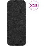 vidaXL Protuklizni otirači za stepenice 15 kom 60 x 25 cm antracit | shoptok.hr