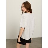 Sinsay Pamučna majica s natpisom | shoptok.hr