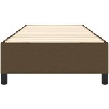  Okvir za krevet s oprugom tamnosmeđi 90 x 190 cm od tkanine | shoptok.hr