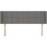  Uzglavlje s ušima tamnosivi 147x16x78/88 cm od tkanine | shoptok.hr