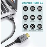 Swissten kabel HDMI 2.0, 60Hz, 18GB/s, 4K, do 21:9, 1m, pozlaćeni konek, crni | shoptok.hr
