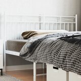  The Living Store Kovinsko vzglavje belo 160 cm - Vzglavje, (21453789) Cene