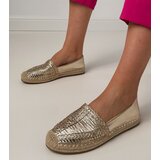 D/CEO Golden perforated espadrilles on a platform Zelvira | shoptok.hr