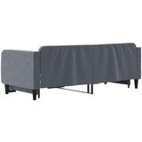  Dnevni krevet na razvlačenje bez madraca tamnosivi 80x200 cm | shoptok.hr