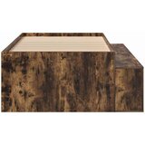 Krevetna konstrukcija s ladicama Dimljeni hrast 90 x 190 cm | shoptok.hr